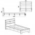 Кровать Компанит "Стиль"-90