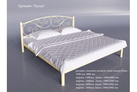 Кровать металлическая Tenero Лилия