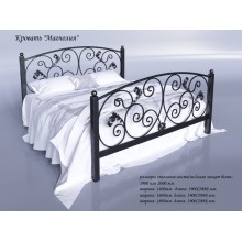 Кровать металлическая Tenero Магнолия